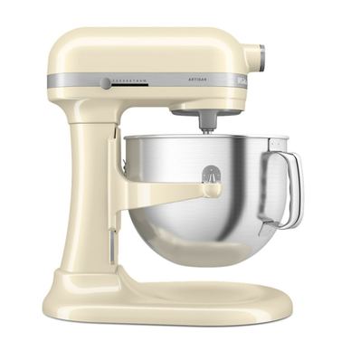 Планетарен миксер KitchenAid Artisan 5KSM70SHXEAC Almond cream, 375 W, 6.6 л, 11 скорости, 67 точки на допир, Повдигане на купат