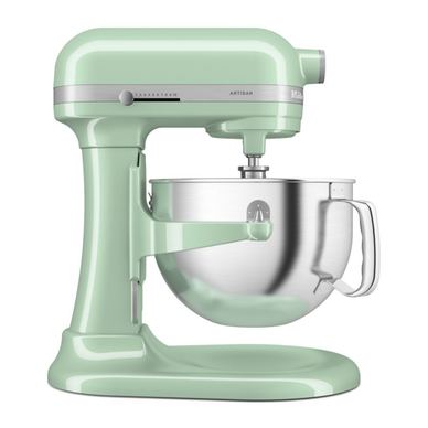 Планетарен миксер KitchenAid Artisan 5KSM60SPXEPT Pistachio, 375 W, 5.6 л, 11 скорости, 67 точки на допир, Повдигане на купата, 