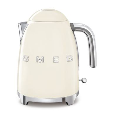 Fierbător electric Smeg KLF03CREU, 2400 W, 1.7 L, bază 360°, finisaj lucios, crem