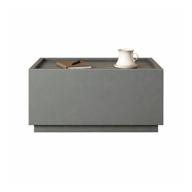 Noptiera lemn Blocka modulara 40x40x23.5 cm Grey