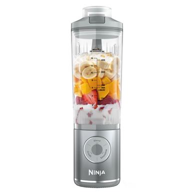 Преносим блендер Ninja Blast Max BC251EUSL, 14.4W, 11.1V, 570 мл, 19000 об/мин, Трошене на лед, До 25 цикъла, Без BPA, Сребрист