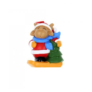 Decorative Candle - "Reindeer in Christmas Clothes"