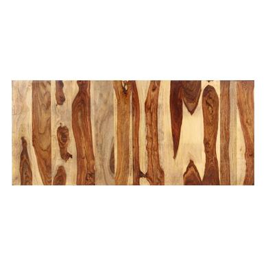 Blat de masă, 140x60x(2,5-2,7) cm, lemn masiv de sheesham