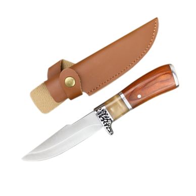 Cutit vanatoare PNI Hunting H100, lungime 215 mm, husa inclusa