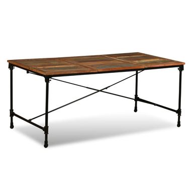 Kuhinjski stol, 180 cm, masivno reciklirano drvo