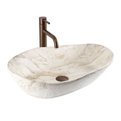 Umivalnik Na Pult Rea Emilia Reno Umywalka Nablatowa, 56X38X13,5Cm