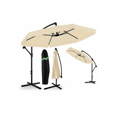Umbrelă De Grădină Sau Curte GardenLine, Husa Protecție, Dimensiune 3m, Bej