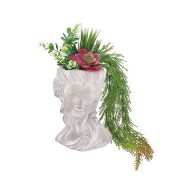 Изкуствени растения Многоцветни в саксия II 18 x 14 x 34 см