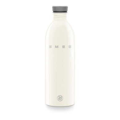 Sticlă Smeg Urban WBF02CR, 1 L, închidere ermetică, fără BPA, oțel inoxidabil, cremă