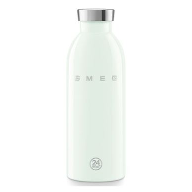 Sticlă termică Smeg Clima 50's Style WBF01PG, 500 ml, închidere ermetică, cu pereți dubli, oțel inoxidabil 18/8, verde