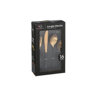 Set 16 tacamuri inox Junle Gold, 16 piese
