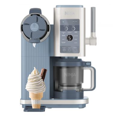Машина за сладолед 13-в-1 Ninja CREAMi Scoop & Swirl™ NC702EU, 800W, 13 програми, 3-степенен лост за фунийки, CreamiFit, Creamif