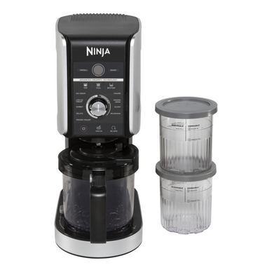 Машина за сладолед Ninja Creami Deluxe NC502EU, 800W, 10 програми, 2 контейнера по 709 мл, CREAMify, Черен