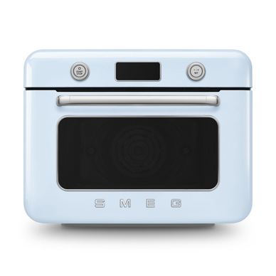 Μικτός φούρνος με συνδυασμένο ατμό Smeg COF01PBEU, 1800 W, 10 λειτουργίες, οθόνη LCD, 40-230C, παστέλ μπλε