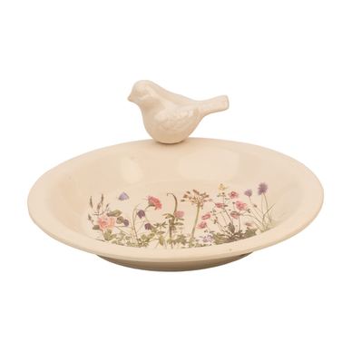 Bird Ceramic Bird Feeder Multicolored Ø 26x10 cm