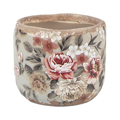 Keramični cvetlični lonec Mavrični Ø 8x7 cm