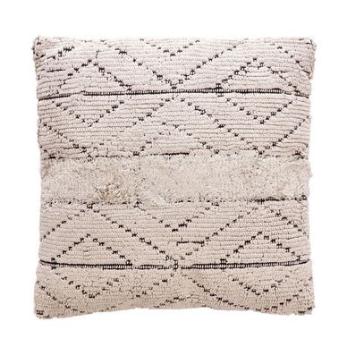 Decorative Cushion Cotton Cream Black Peres 45 x 45 cm