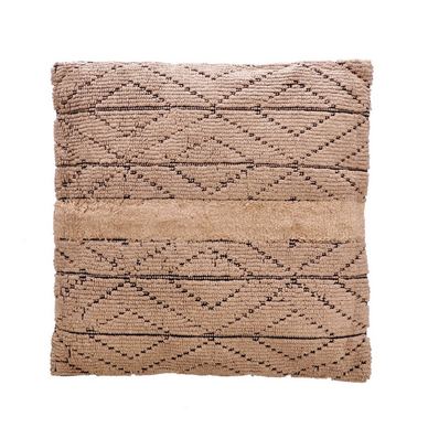 Decorative Cushion Cotton Brown Black Peres 60 x 60 cm