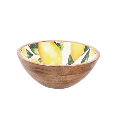 Lamai Yari Multicolor Wood Bowl 25 x 10 cm