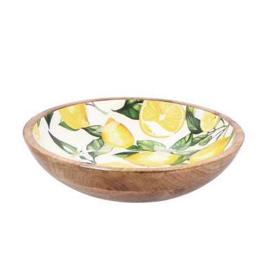 Lamai Yari Multicolor Wood Bowl 30 x 7 cm