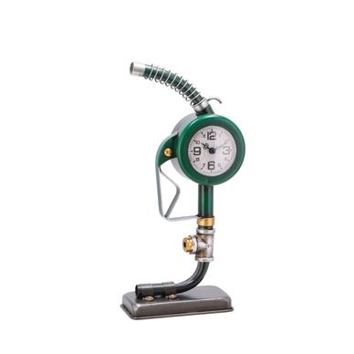 Gas Pump Table Clock, Iron Multicolor II 17.5 x 8.5 x 37 cm