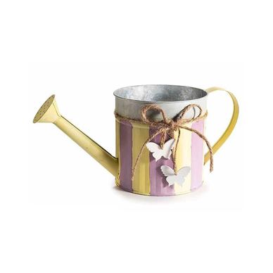 Decorative watering can metal multicolor 29.5 x 13.5 x 13 cm H