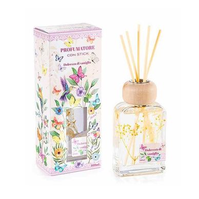 Szobaillatosító Pálcikákkal Vanília Illat 7.5 x 5 x 19 H, 100 ml