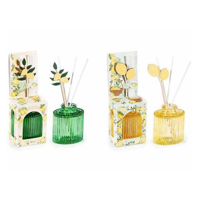 2 db-os szobai illatosító szett pálcikákkal, Oud és Bergamott illattal, 7 x 5 x 19 H, 80 ml