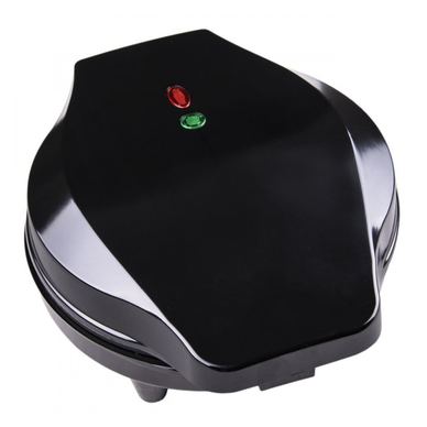 Aparat de gofre Rosberg R51442GB, 1200W, Forme de inima, Antiaderent, Negru