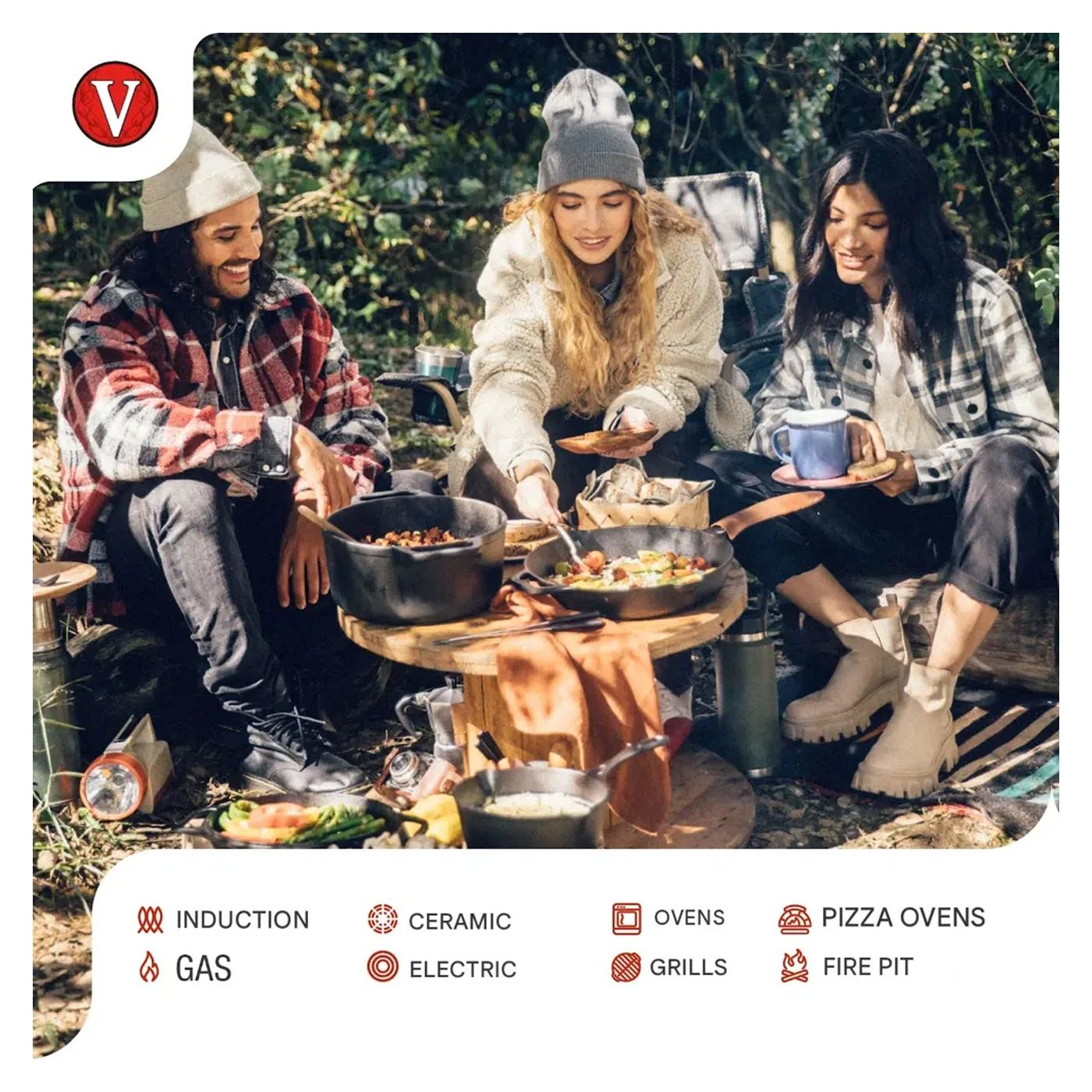 Lonca od livenog željeza, Victoria, 6.6 litara, crna - 8