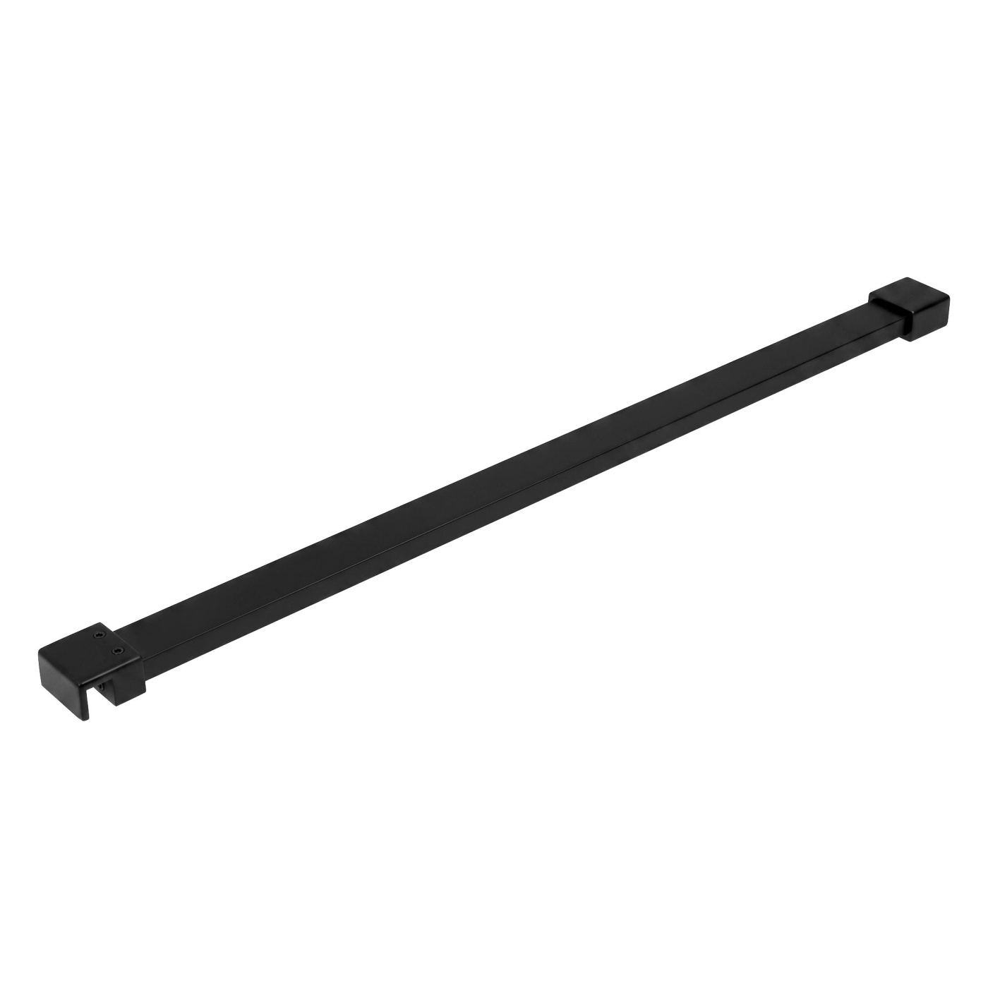 Braț De Duș Din Sticlă Rea 150 Cm Negru, 3,2X3,2X150Cm