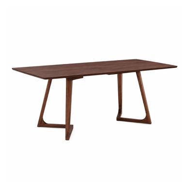Masa dining dreptunghiulara TERRA Walnut 160x80x75 cm