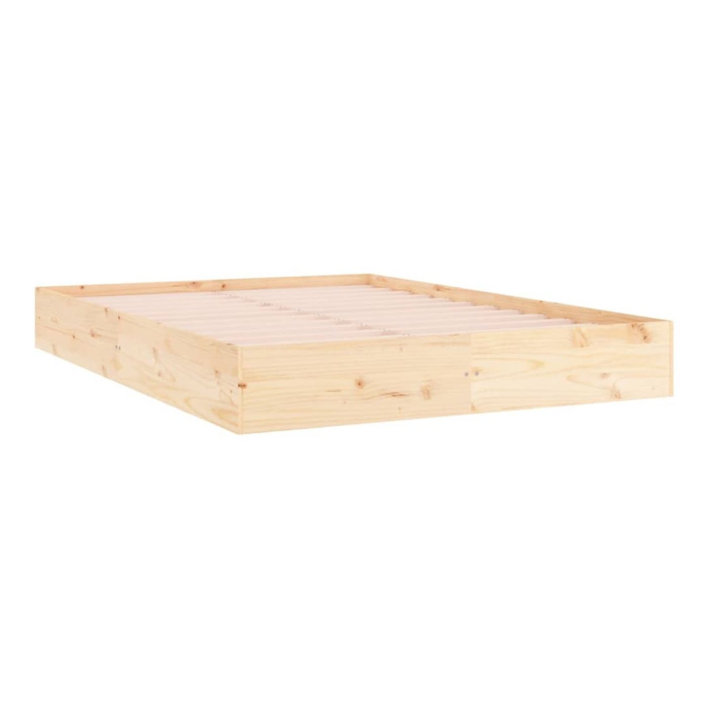Posteljni okvir King Size 5FT, 150x200 cm, masivni les - 4