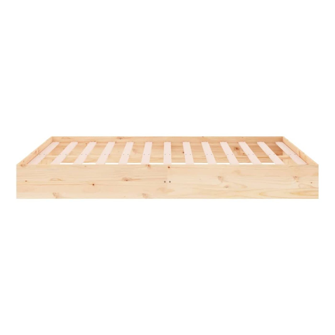 Posteljni okvir King Size 5FT, 150x200 cm, masivni les - 6