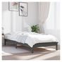 Postelja okvir Single 3FT, siva, 90x190 cm, masivno borovo leso thumbnail 1