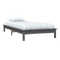Postelja okvir Single 3FT, siva, 90x190 cm, masivno borovo leso thumbnail 3