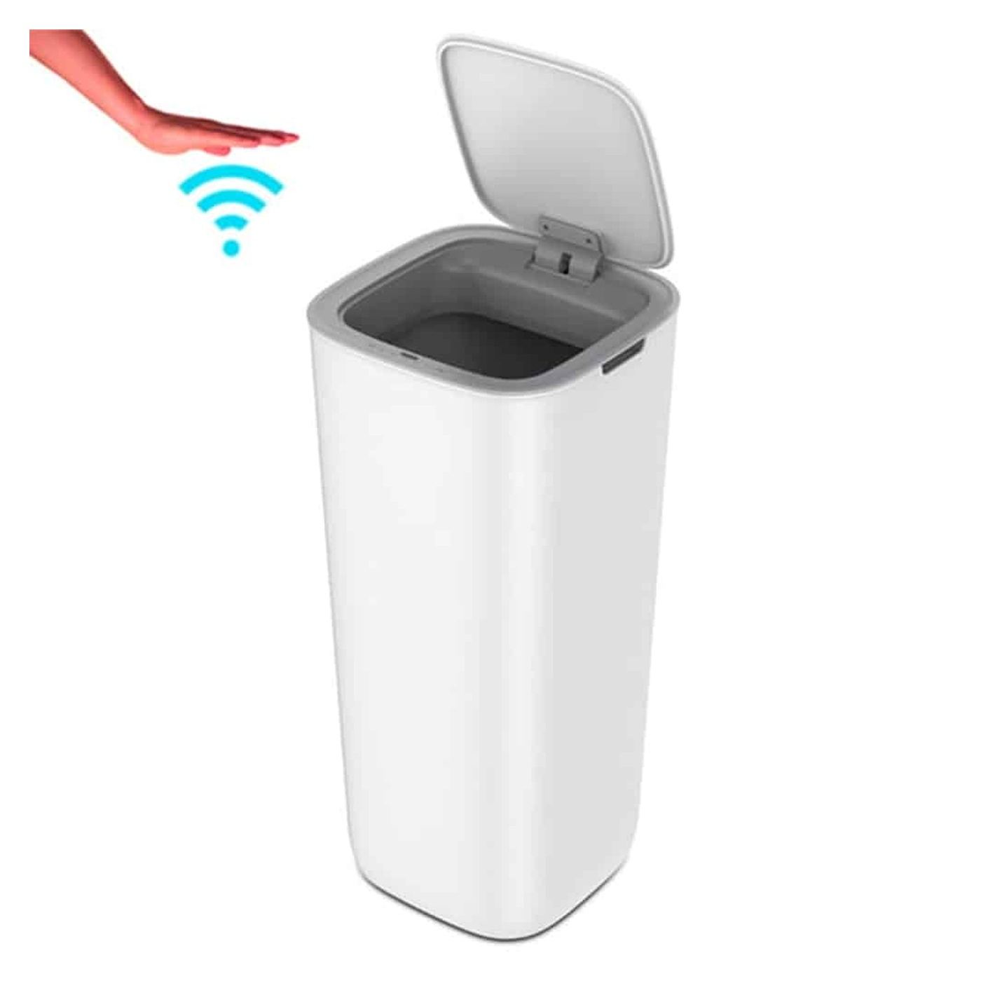 Cos de gunoi cu senzor, eko - morandi smart, 30 l, alb - 4