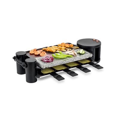 Plita/grill electrica cu 8 raclette, h.koenig - rp360 