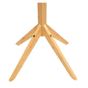 Cuier bambus 8 carlige design natural, diametru 60x179 cm, stabil elegant, maro natural thumbnail 3