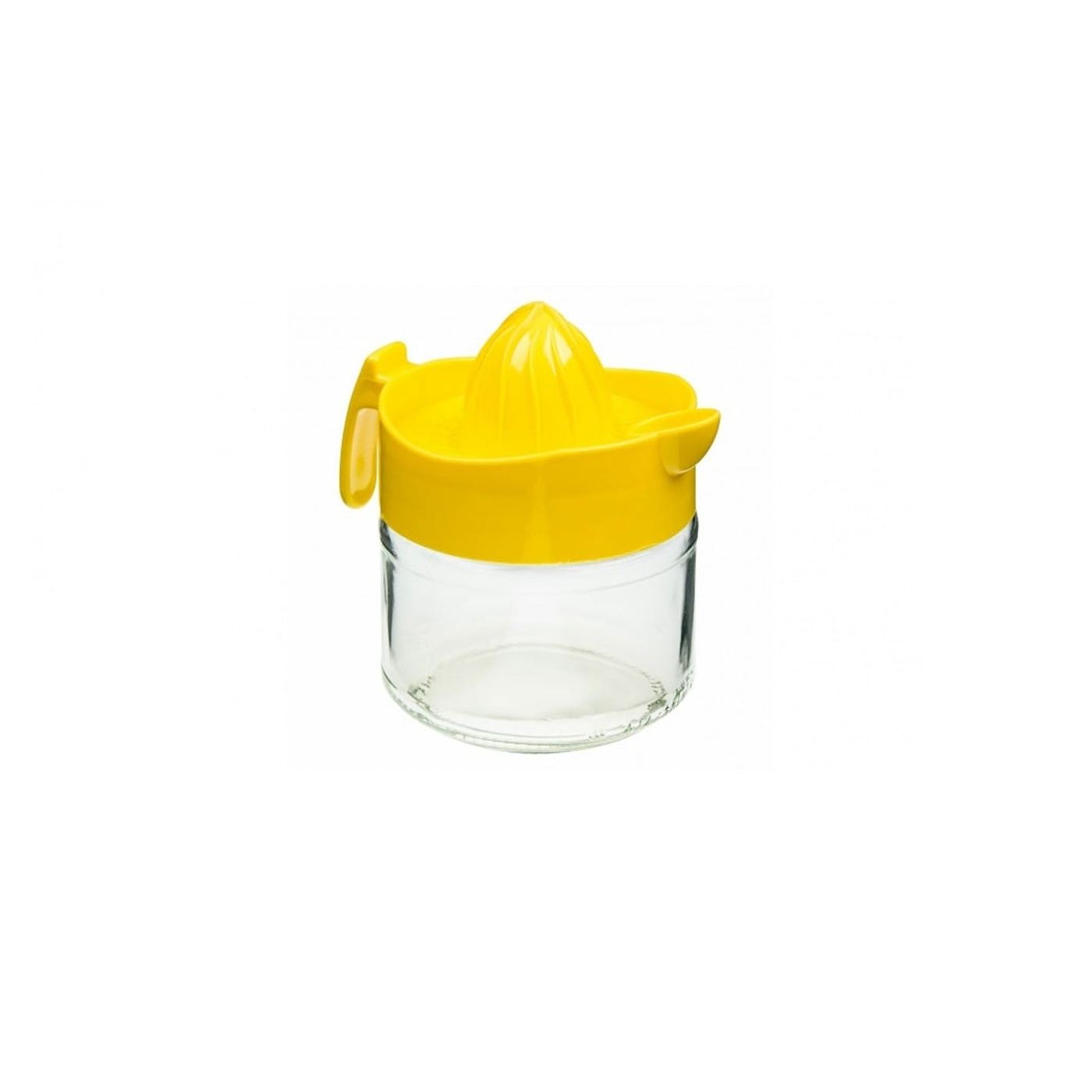 Storcator de citrice Koopman Excellent Houseware, sticla, 7.5x12 cm, transparent/galben