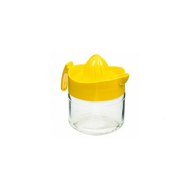Koopman Excellent Houseware citrusfacsaró, üveg, 7,5x12 cm, átlátszó/sárga