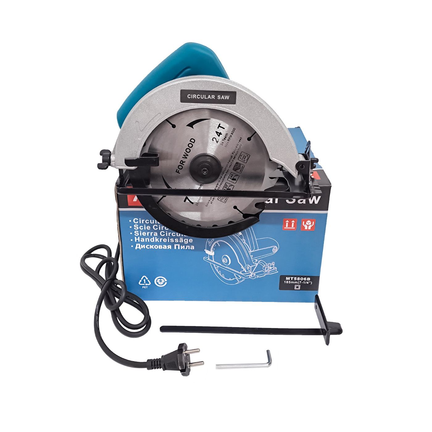 DDT Elektromos Körfűrész, 1050 W Teljesítmény, 5000 ford./perc Sebesség, 185 mm-es Keményfém tárcsa mellékelve - 9