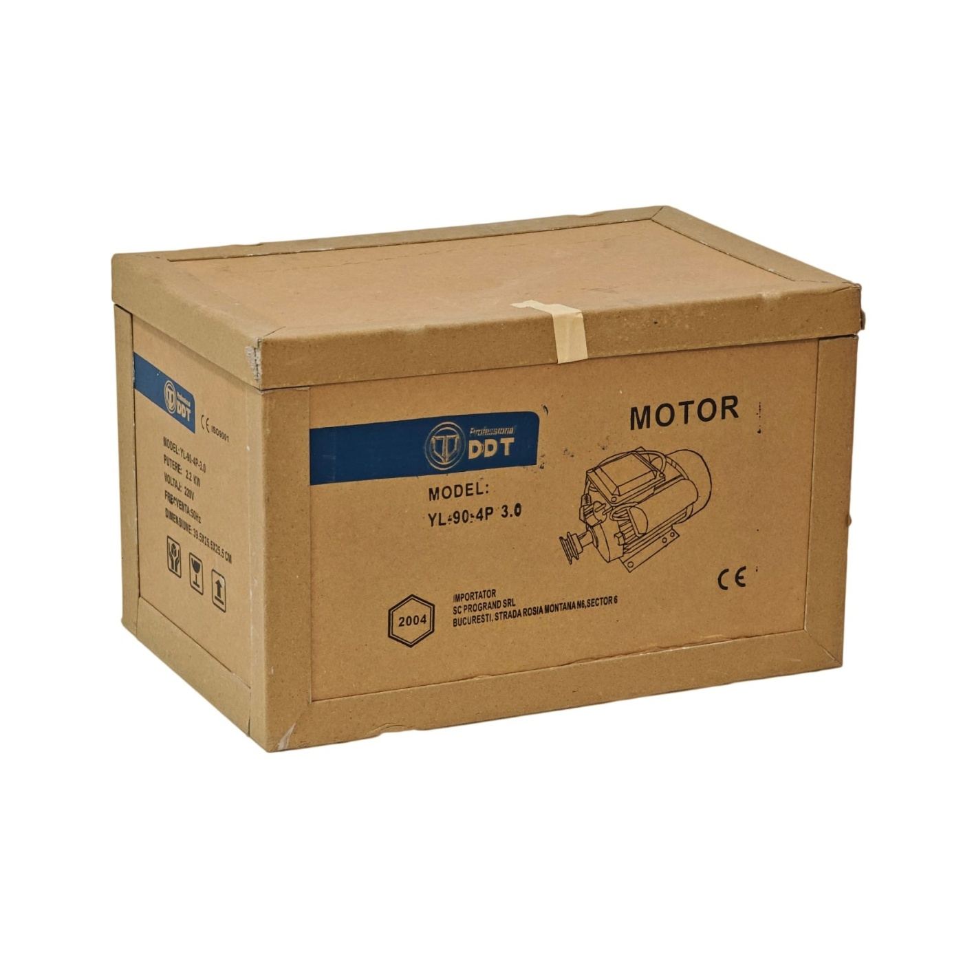 DDT egyfázisú villanymotor, 3 kW teljesítmény, 1500 ford./perc sebesség, réz tekercselés, túlterhelés elleni védelem - 10