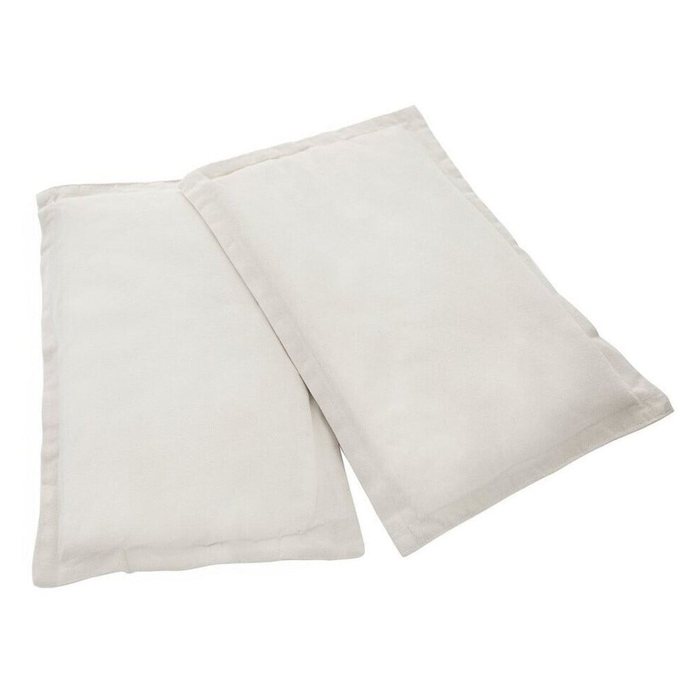 Dupla hintaágy fa rúddal, párnákkal, max. 300 kg, 210x150 cm, bézs - 13