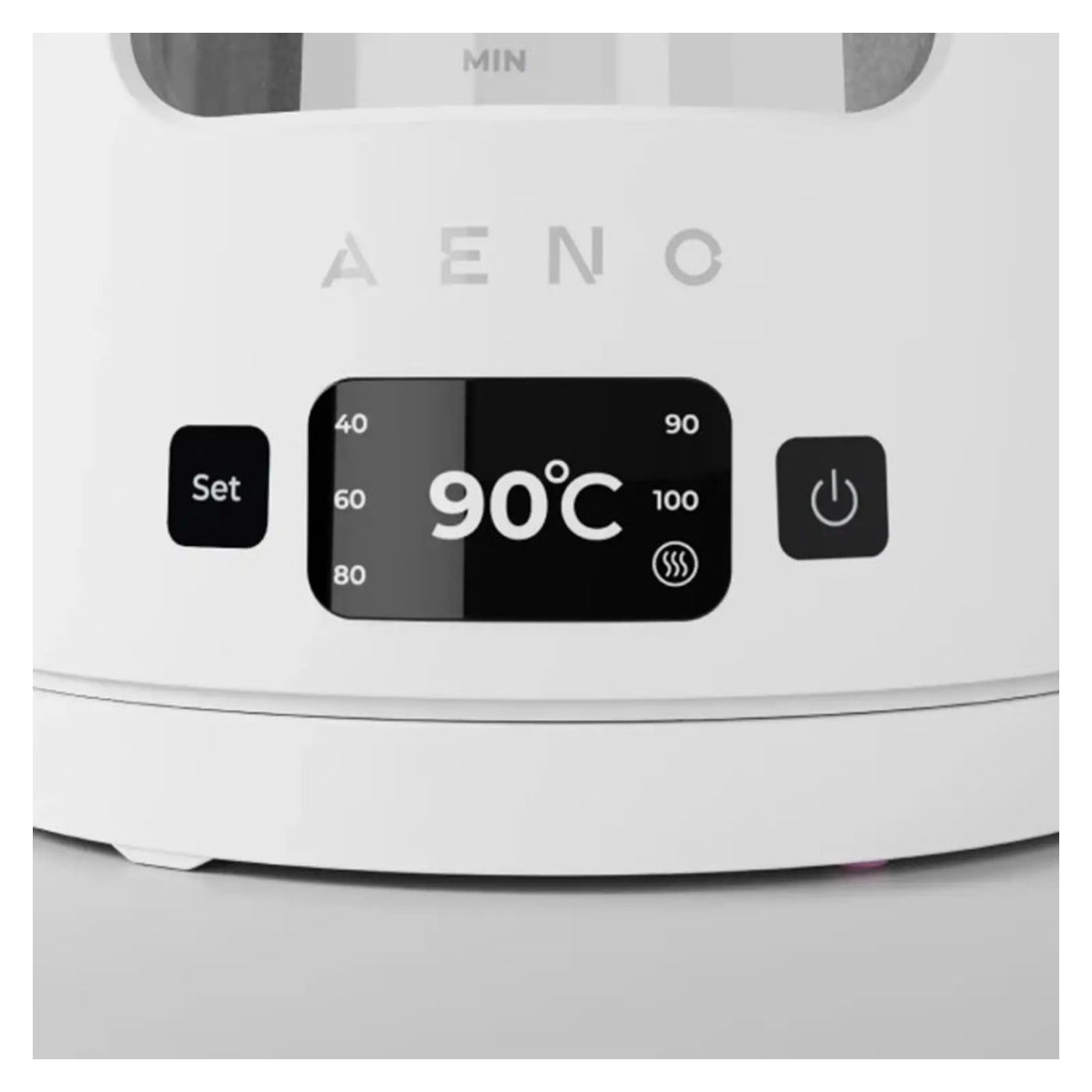 Elektromos vízforraló AENO EK6 AEK0006, 2200W, 1.7 L, 40-100°C, STRIX, LED, Kettős falú, Szűrő, 360°-os talp, Fehér - 3