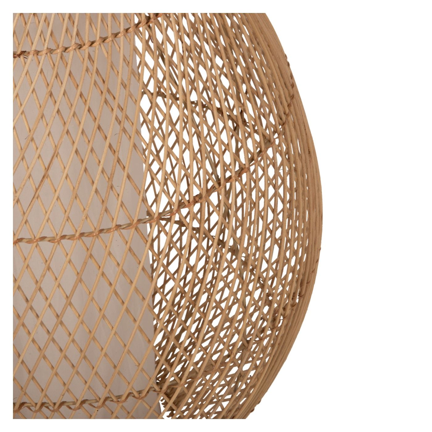 Rattan padlólámpa, természetes árnyalat, 55x101 cm - 3