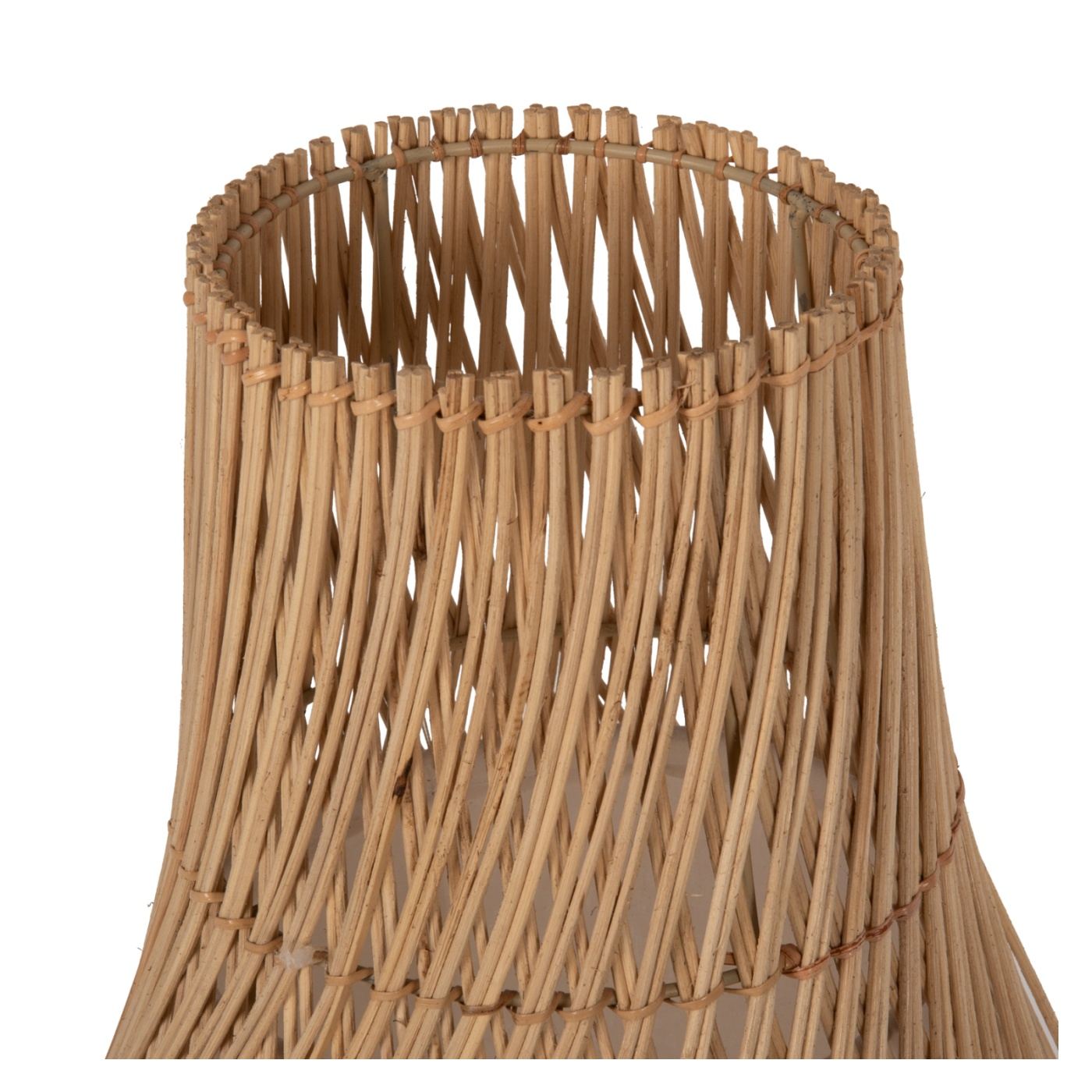 Rattan padlólámpa, természetes árnyalat, 55x101 cm - 5