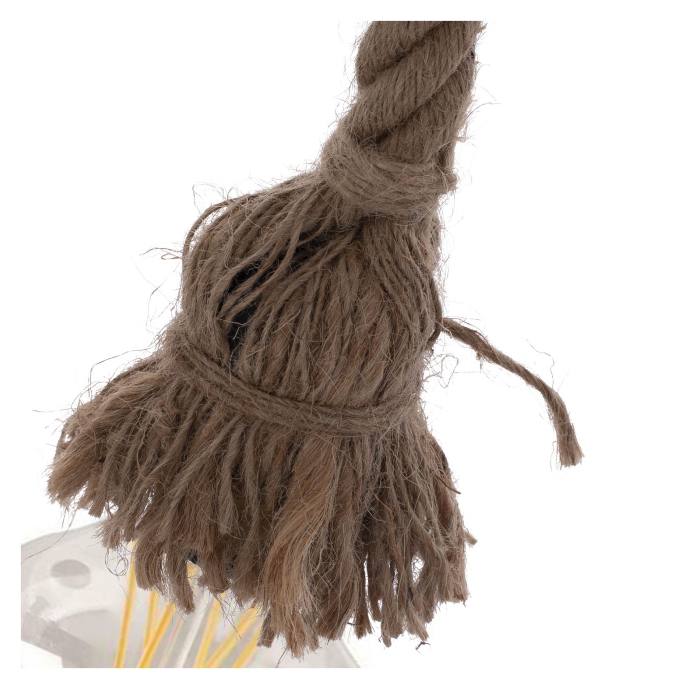 Rusztikus lámpa, E27, természetes árnyalat, 100 cm - 2