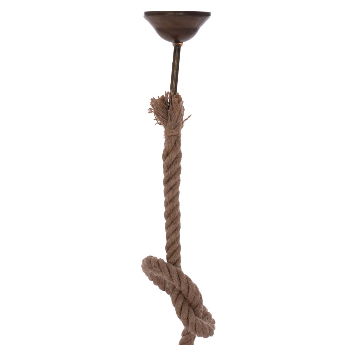 Rusztikus lámpa, E27, természetes árnyalat, 100 cm - 3