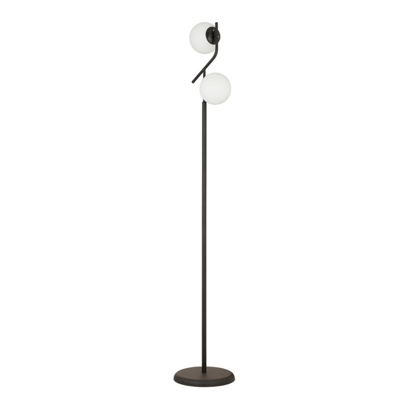 Padlólámpa 2 fényforrással, E27, fekete/fehér árnyalat, 30x15x173 cm - 3